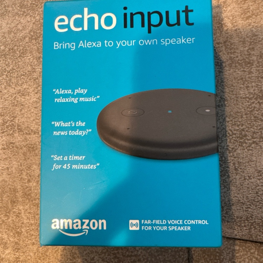 Amazon Echo Input - Black Brand New Sealed